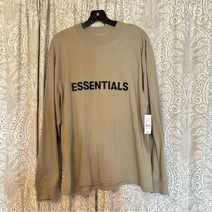 FOG Essentials | Authentic Long Sleeve Logo Tee NWT Size SML